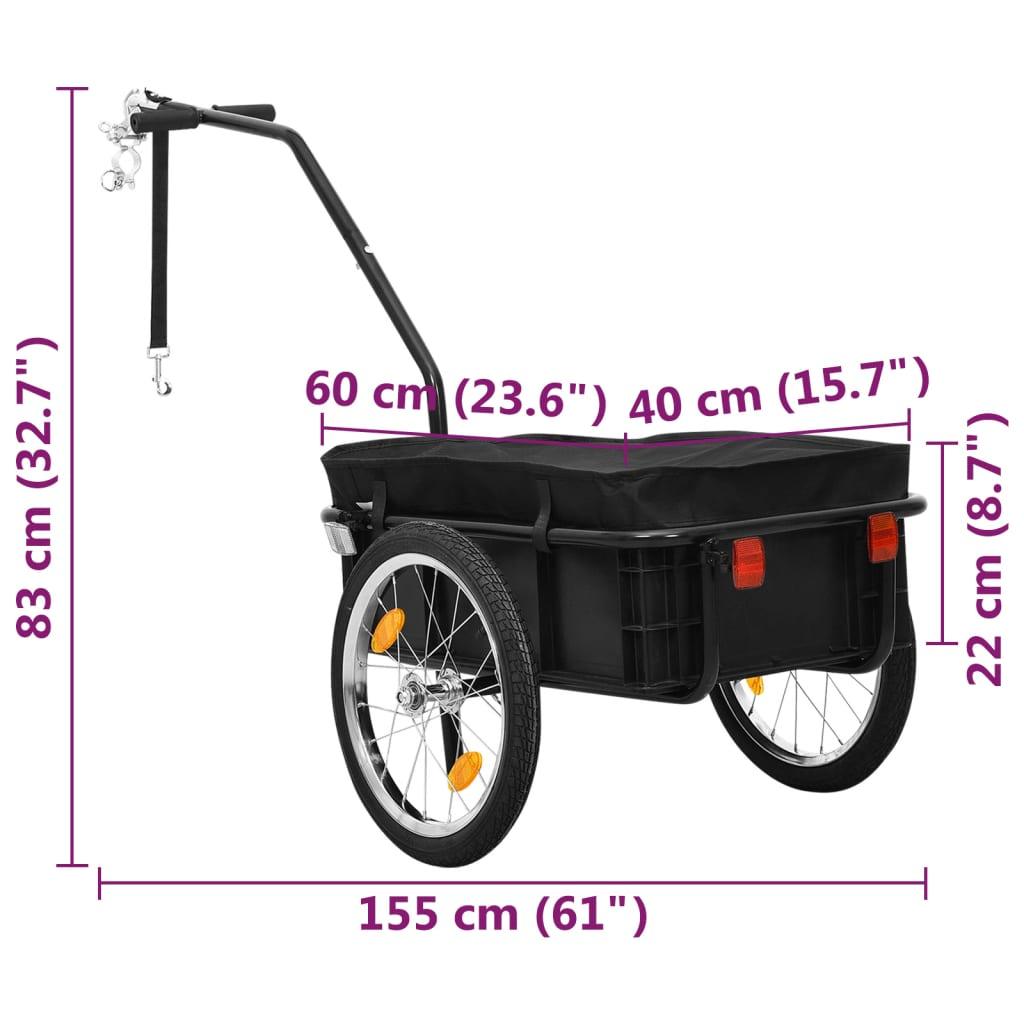 Bike Trailer/Hand Wagon 155X60X83 Cm Steel