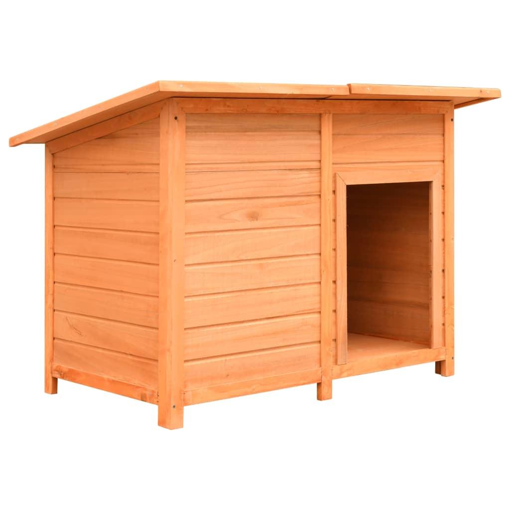 Trendyproduct.co.uk Dog Cage Solid Pine & Fir Wood 120X77X86 Cm vidaXL Animals & Pet Supplies Animals & Pet Supplies > Pet Supplies > Dog Supplies > Dog Houses Brown Dog Houses Dog Supplies parcel Pet Supplies vidaXL