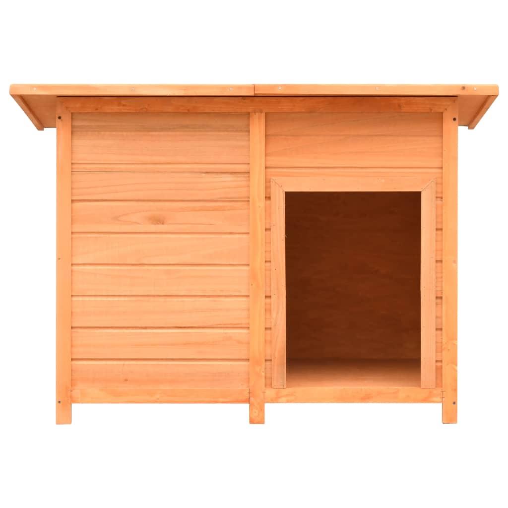 Trendyproduct.co.uk Dog Cage Solid Pine & Fir Wood 120X77X86 Cm vidaXL Animals & Pet Supplies Animals & Pet Supplies > Pet Supplies > Dog Supplies > Dog Houses Brown Dog Houses Dog Supplies parcel Pet Supplies vidaXL