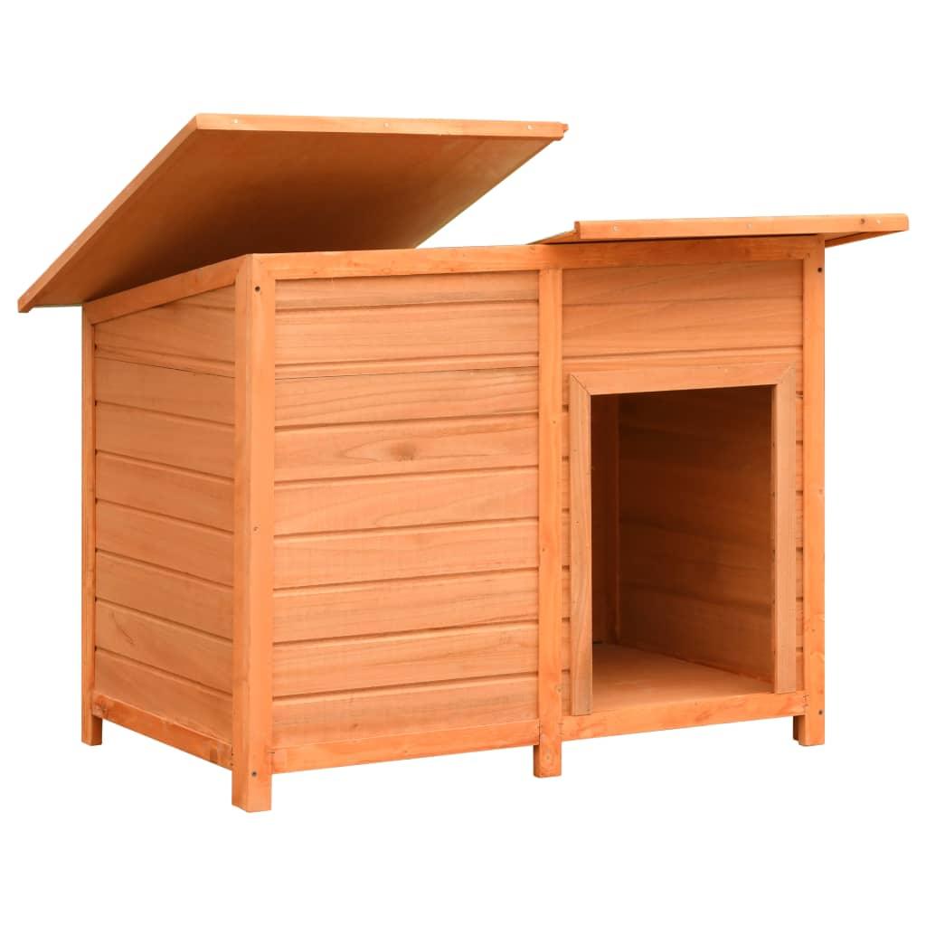 Trendyproduct.co.uk Dog Cage Solid Pine & Fir Wood 120X77X86 Cm vidaXL Animals & Pet Supplies Animals & Pet Supplies > Pet Supplies > Dog Supplies > Dog Houses Brown Dog Houses Dog Supplies parcel Pet Supplies vidaXL