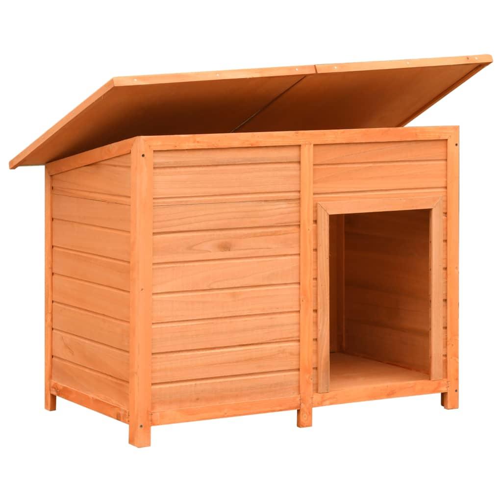 Trendyproduct.co.uk Dog Cage Solid Pine & Fir Wood 120X77X86 Cm vidaXL Animals & Pet Supplies Animals & Pet Supplies > Pet Supplies > Dog Supplies > Dog Houses Brown Dog Houses Dog Supplies parcel Pet Supplies vidaXL