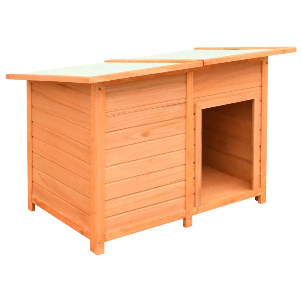 Trendyproduct.co.uk Dog Cage Solid Pine & Fir Wood 120X77X86 Cm vidaXL Animals & Pet Supplies Animals & Pet Supplies > Pet Supplies > Dog Supplies > Dog Houses Brown Dog Houses Dog Supplies parcel Pet Supplies vidaXL