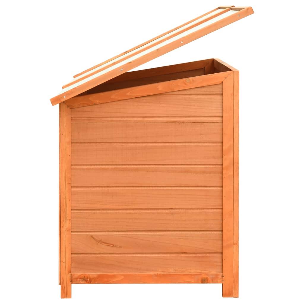 Trendyproduct.co.uk Dog Cage Solid Pine & Fir Wood 120X77X86 Cm vidaXL Animals & Pet Supplies Animals & Pet Supplies > Pet Supplies > Dog Supplies > Dog Houses Brown Dog Houses Dog Supplies parcel Pet Supplies vidaXL