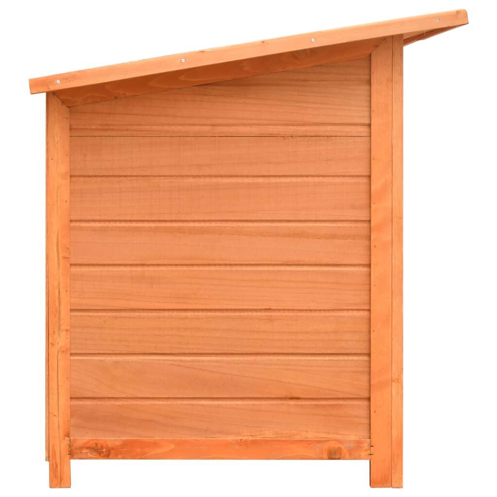 Trendyproduct.co.uk Dog Cage Solid Pine & Fir Wood 120X77X86 Cm vidaXL Animals & Pet Supplies Animals & Pet Supplies > Pet Supplies > Dog Supplies > Dog Houses Brown Dog Houses Dog Supplies parcel Pet Supplies vidaXL