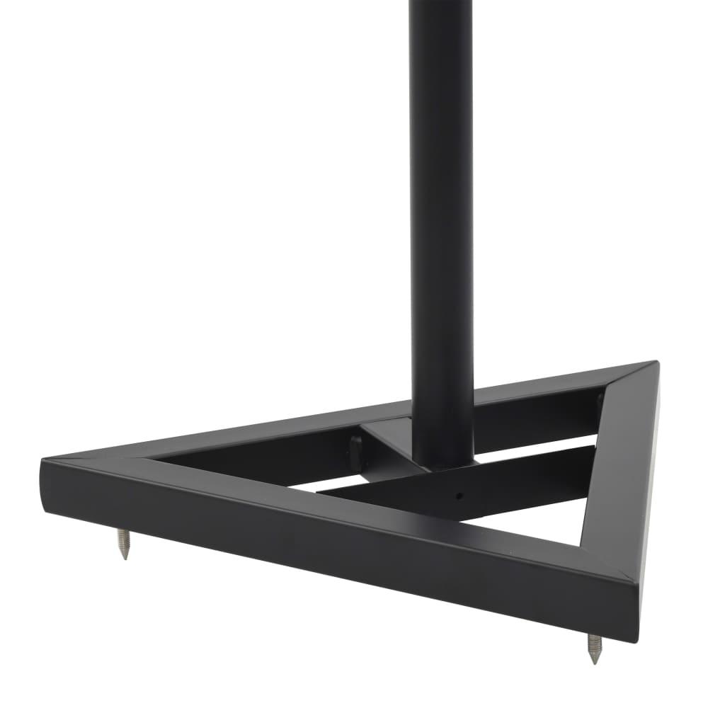 Studio Monitor Speaker Stands 2 Pcs Black Steel