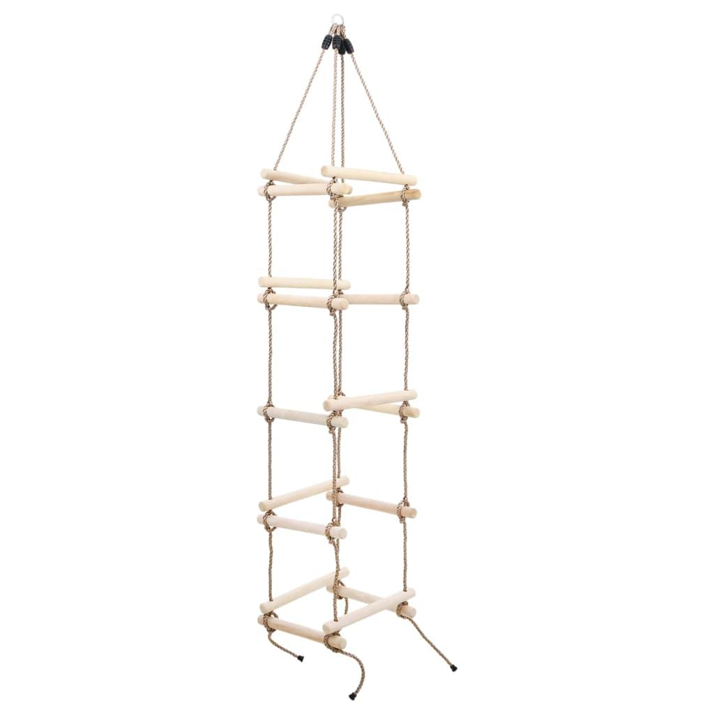 Kids Rope Ladder 200 Cm Wood