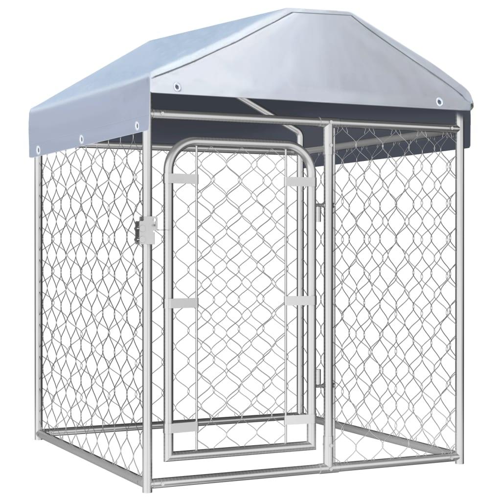 Outdoor Dog Kennel With Roof