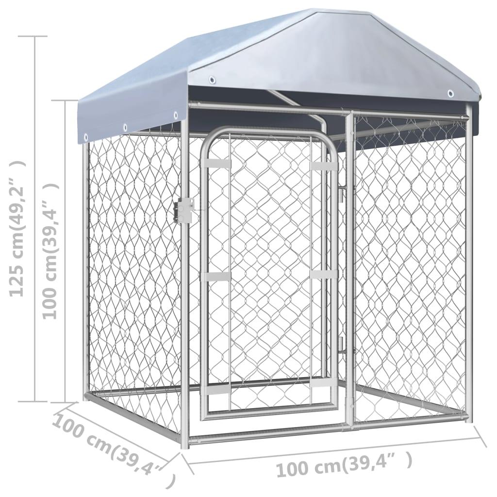 Outdoor Dog Kennel With Roof