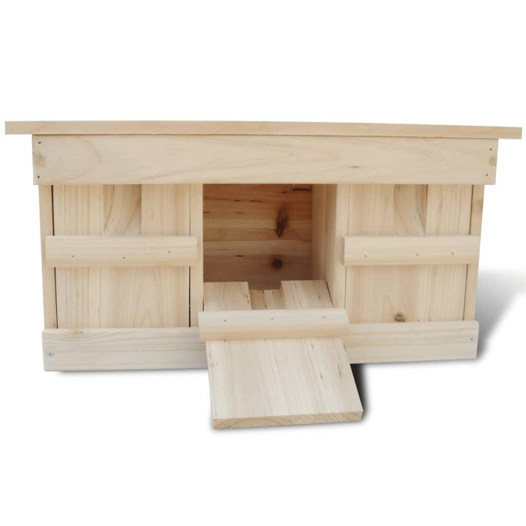 Sparrow Houses 2 Pcs Wood 44X15.5X21.5 Cm