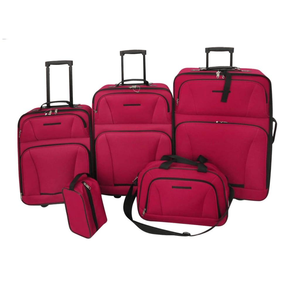 Five Piece Travel Luggage Set