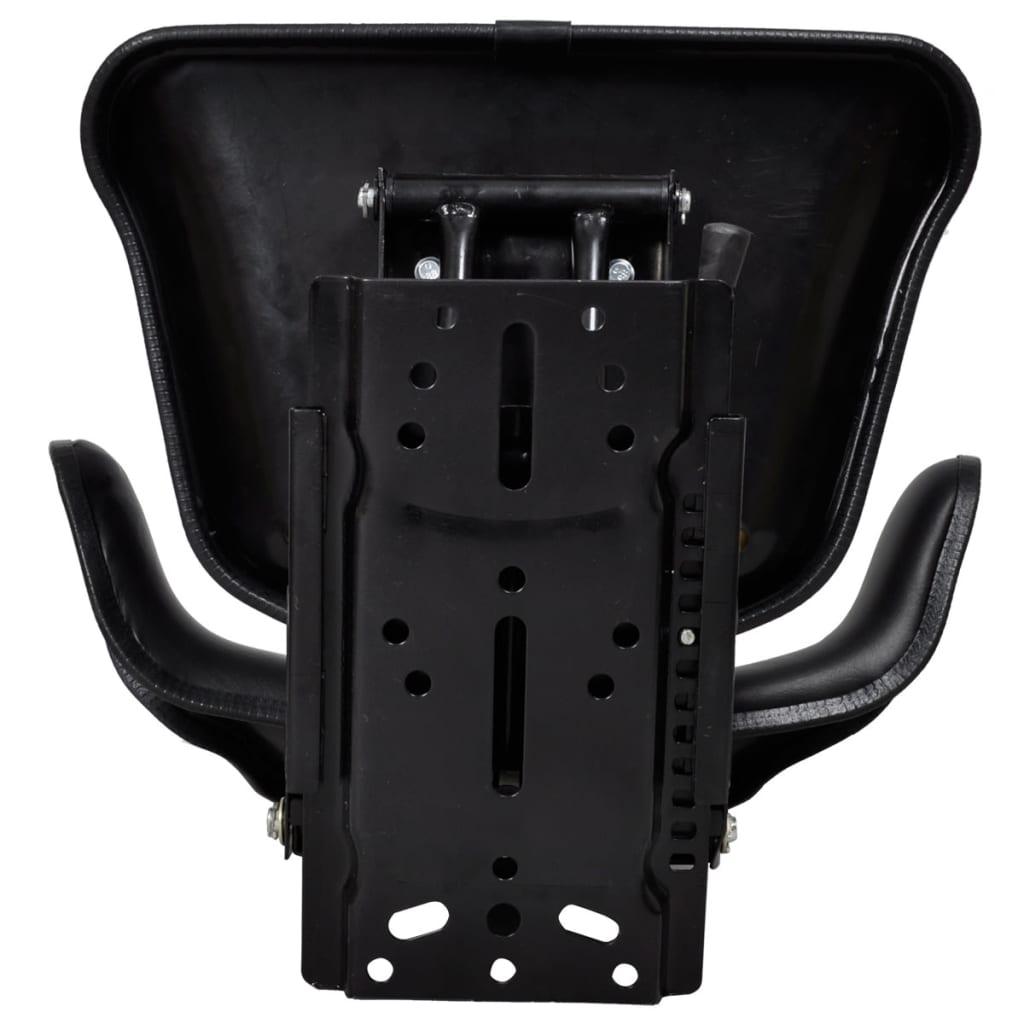 Tractor Seat With Suspension Black