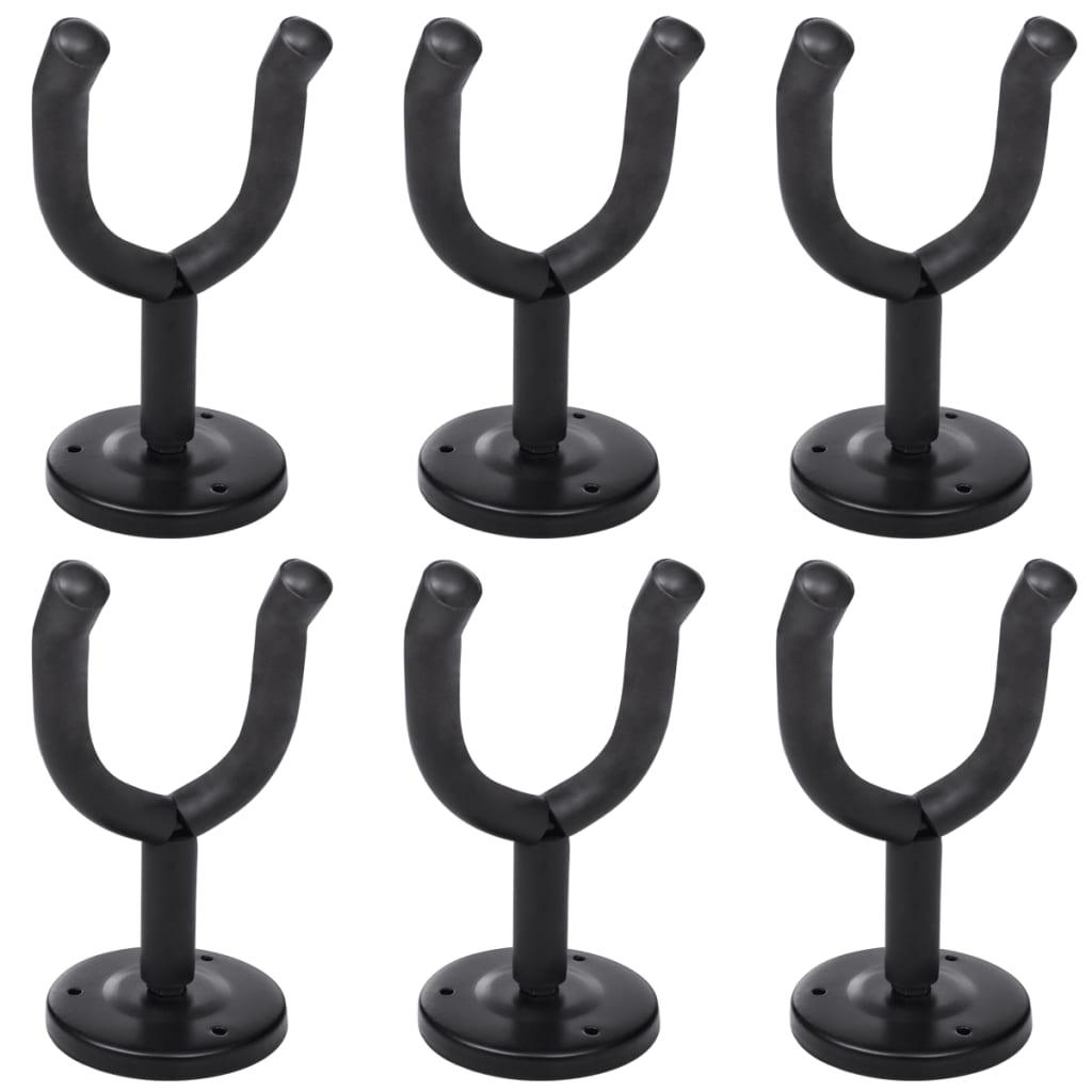 Guitar Wall Mount Hanger Set 6 Pcs