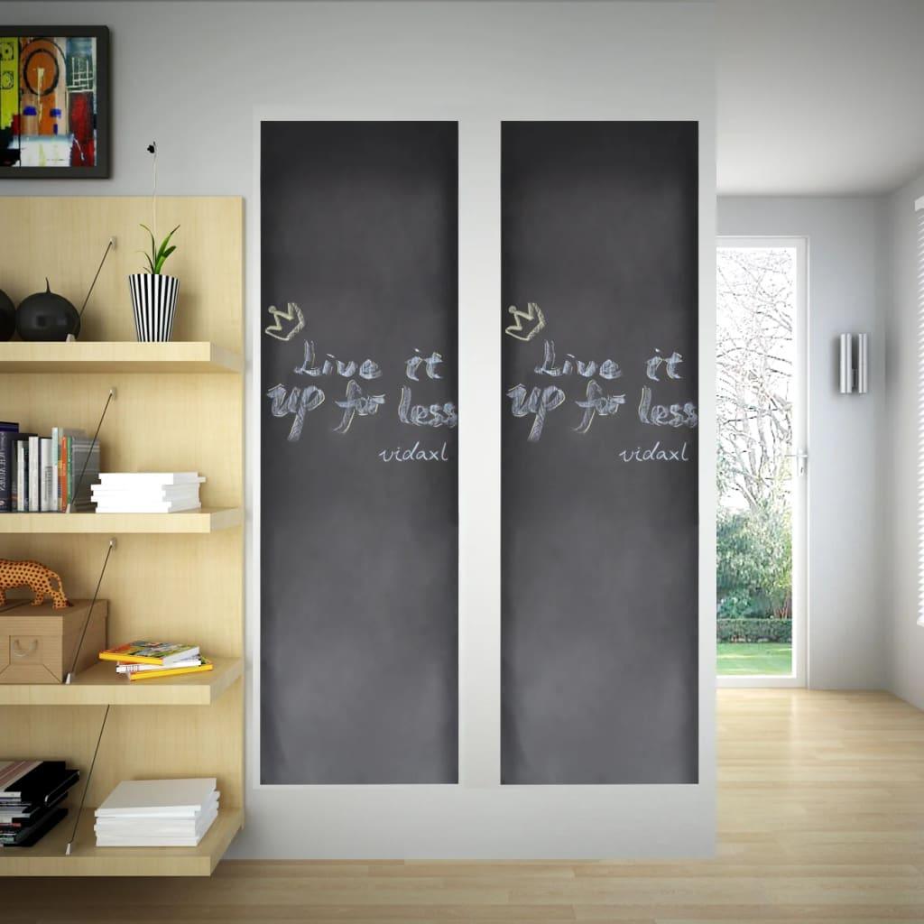 Wall Sticker Blackboard 2 Rolls With Chalks