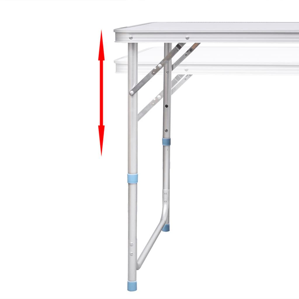 Foldable Camping Height Adjus Aluminium