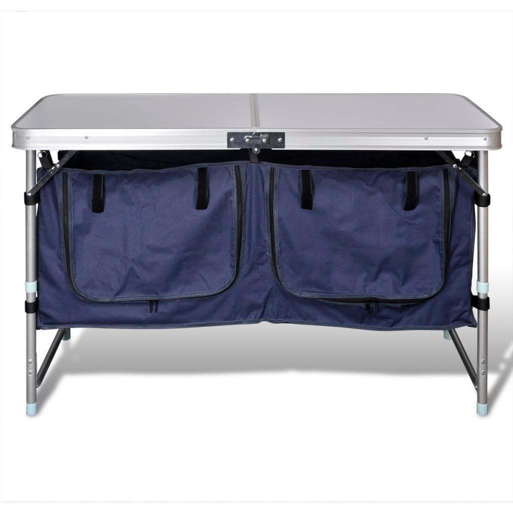 Foldable Camping Cupboard With Aluminium Frame