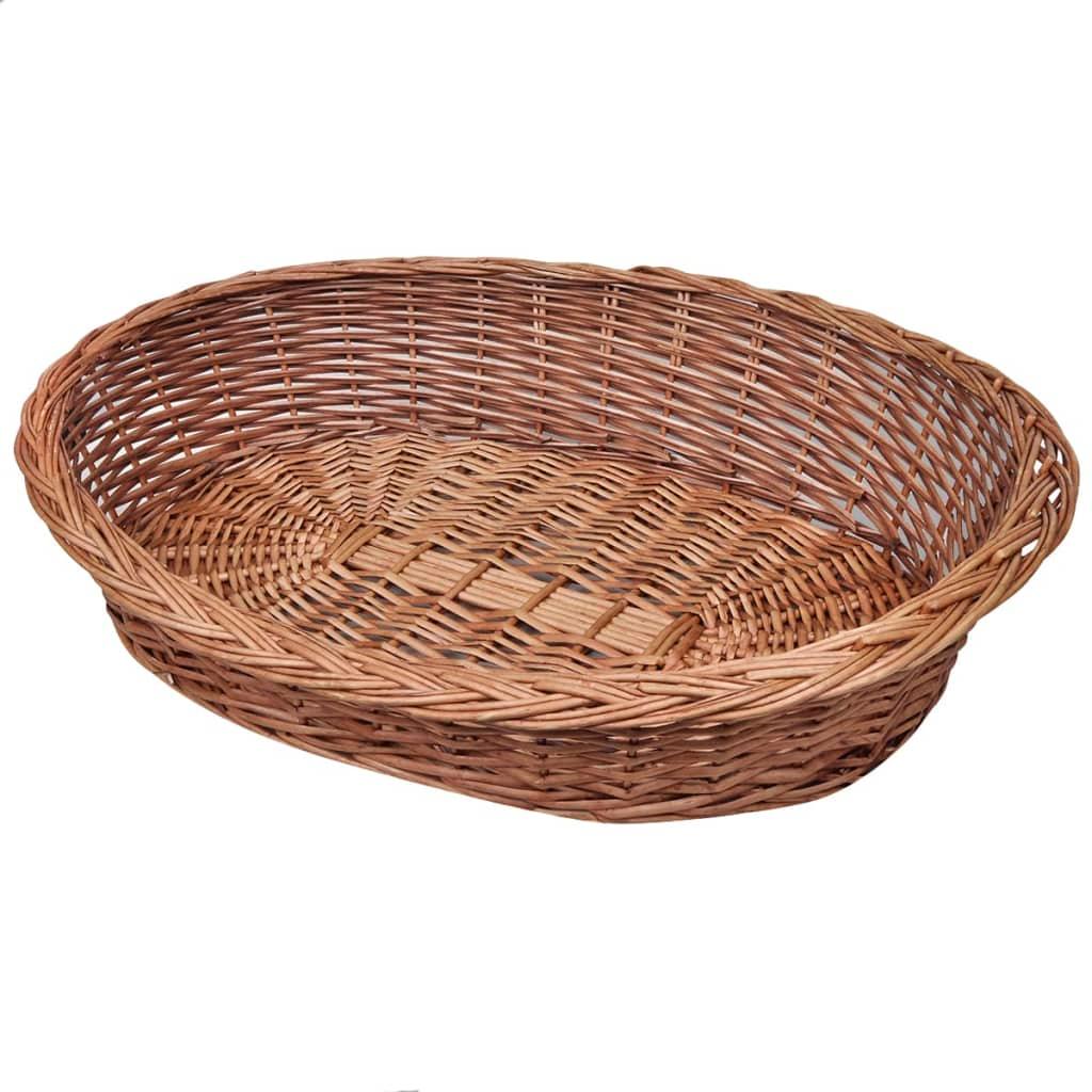 Trendyproduct.co.uk Willow Dog Basket/Pet Bed Natural vidaXL Animals & Pet Supplies Animals & Pet Supplies > Pet Supplies > Dog Supplies > Dog Beds Brown Dog Beds Dog Supplies parcel Pet Supplies vidaXL