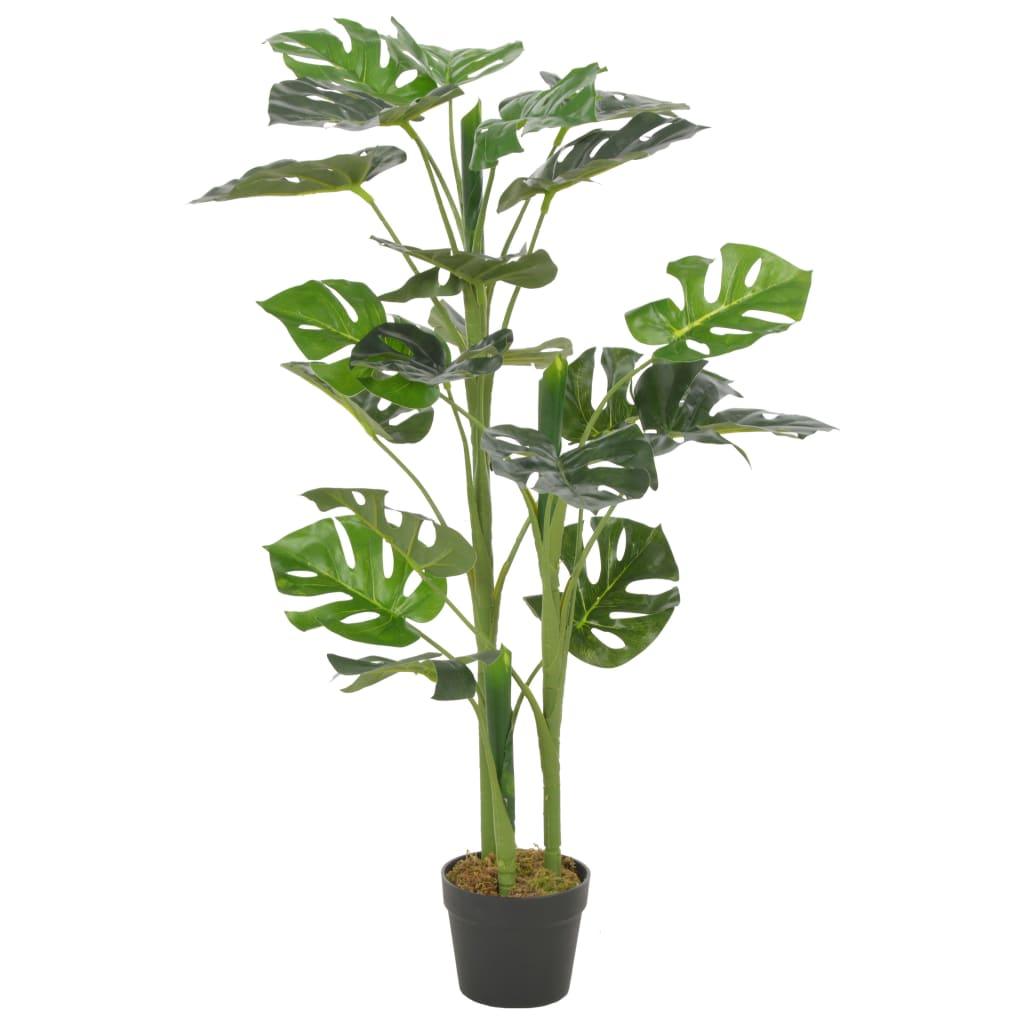 Artificial Plant Monstera With Pot Green 100 Cm