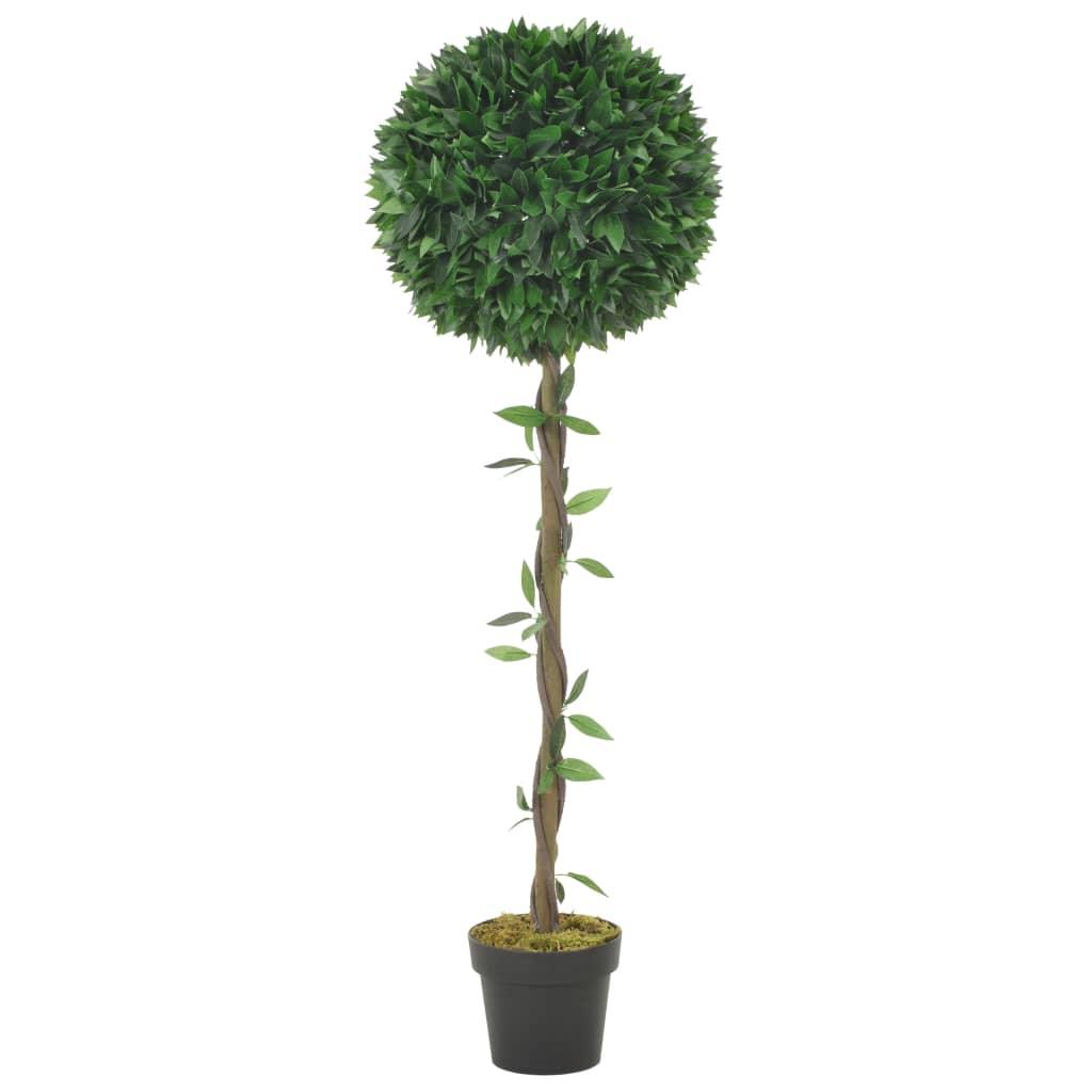 Artificial Plant Bay Tree With Pot Green