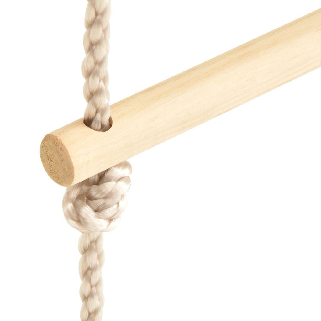 Kid's Rope Ladder Solid Wood And Pe 30X168 Cm