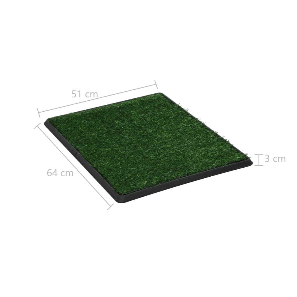 Pet Toilet With Tray & Faux Turf Green Wc