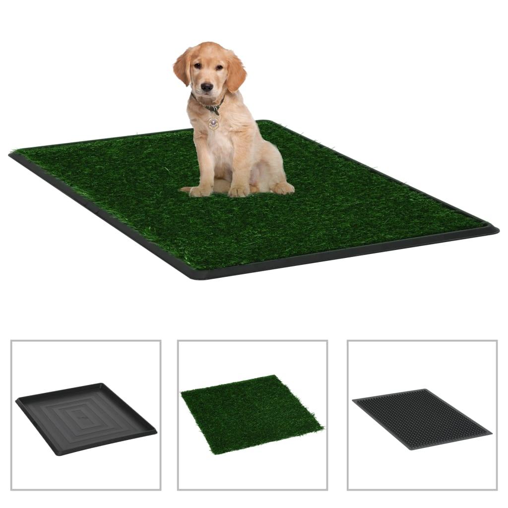 Pet Toilet With Tray & Faux Turf Green Wc