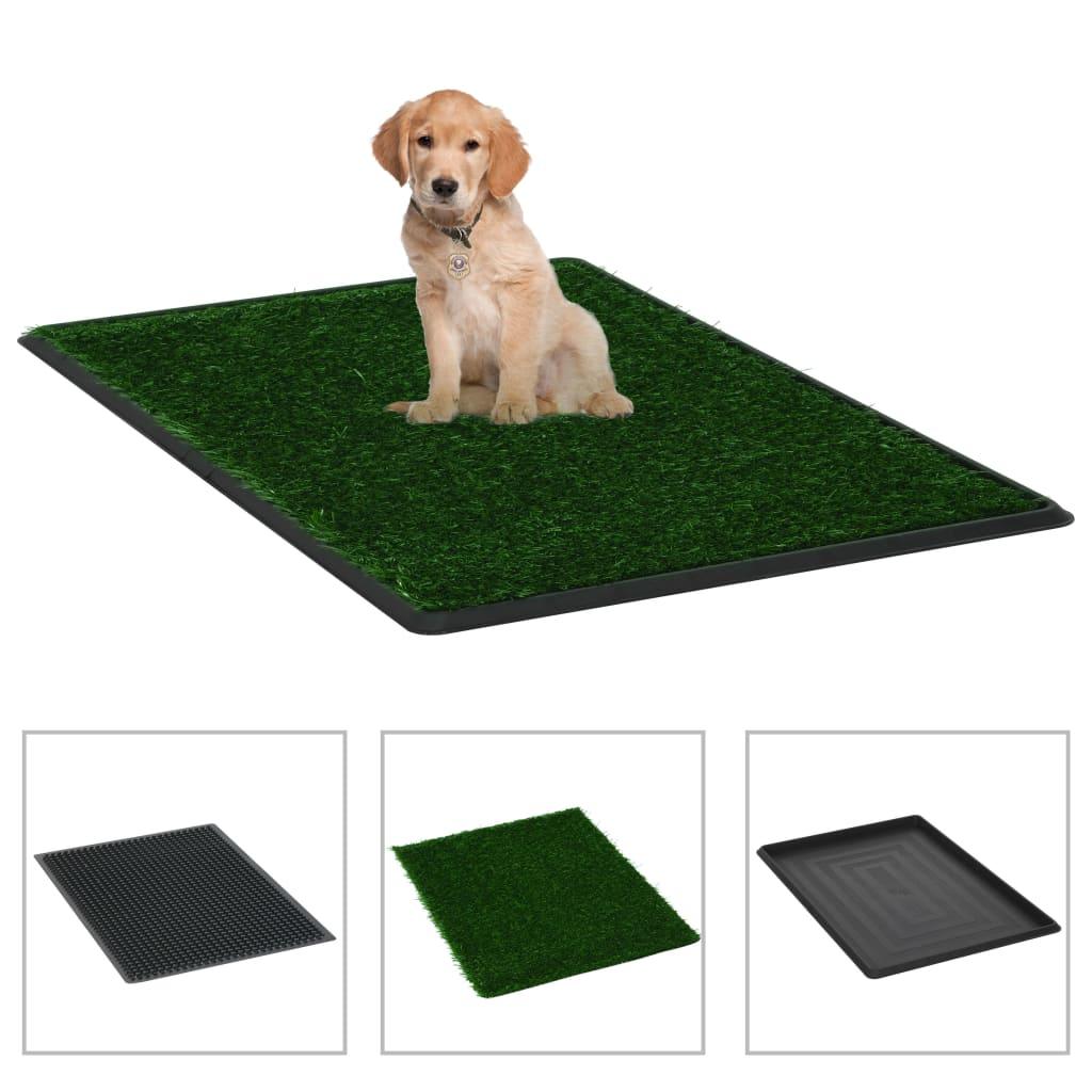 Pet Toilet With Tray & Faux Turf Green Wc