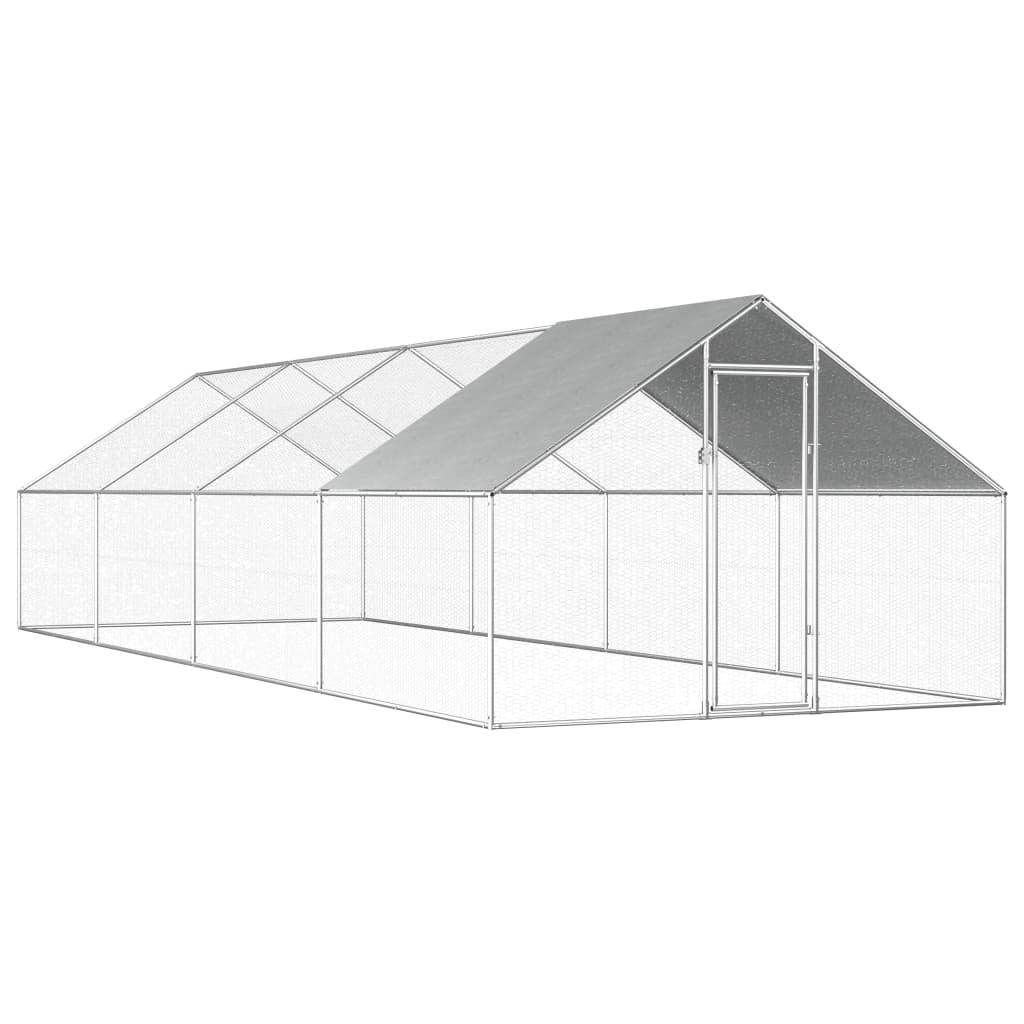 Outdoor Chicken Cage Galvanised Steel