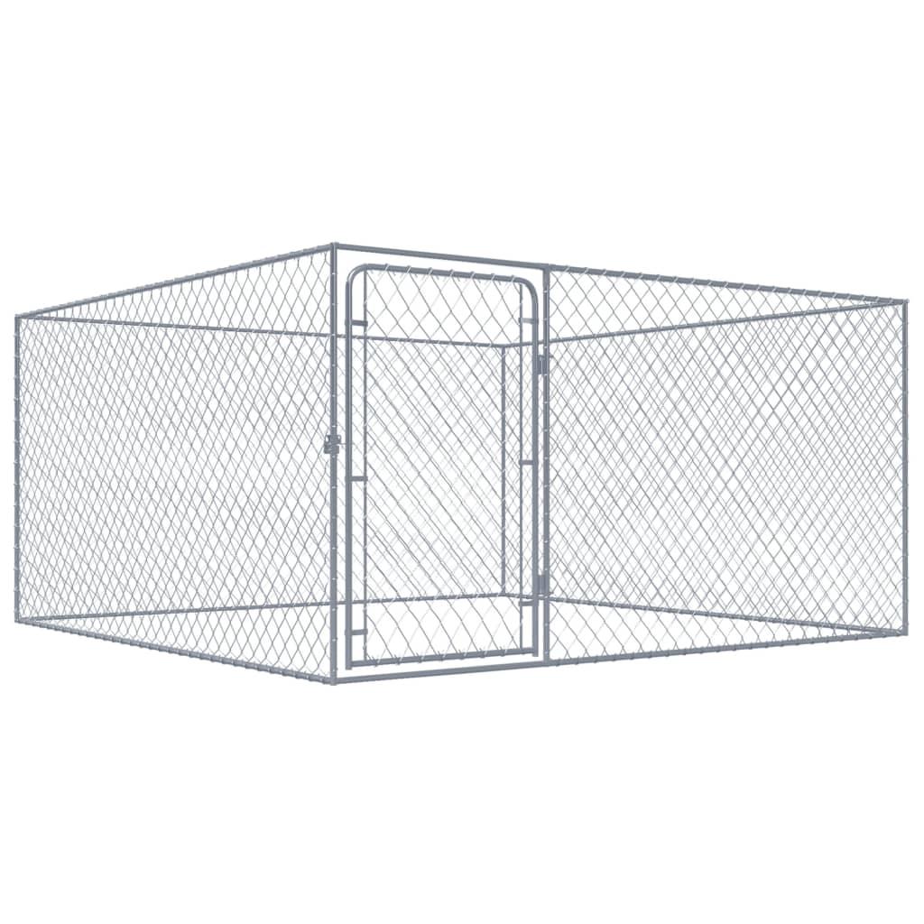 Outdoor Dog Kennel Galvanised Steel