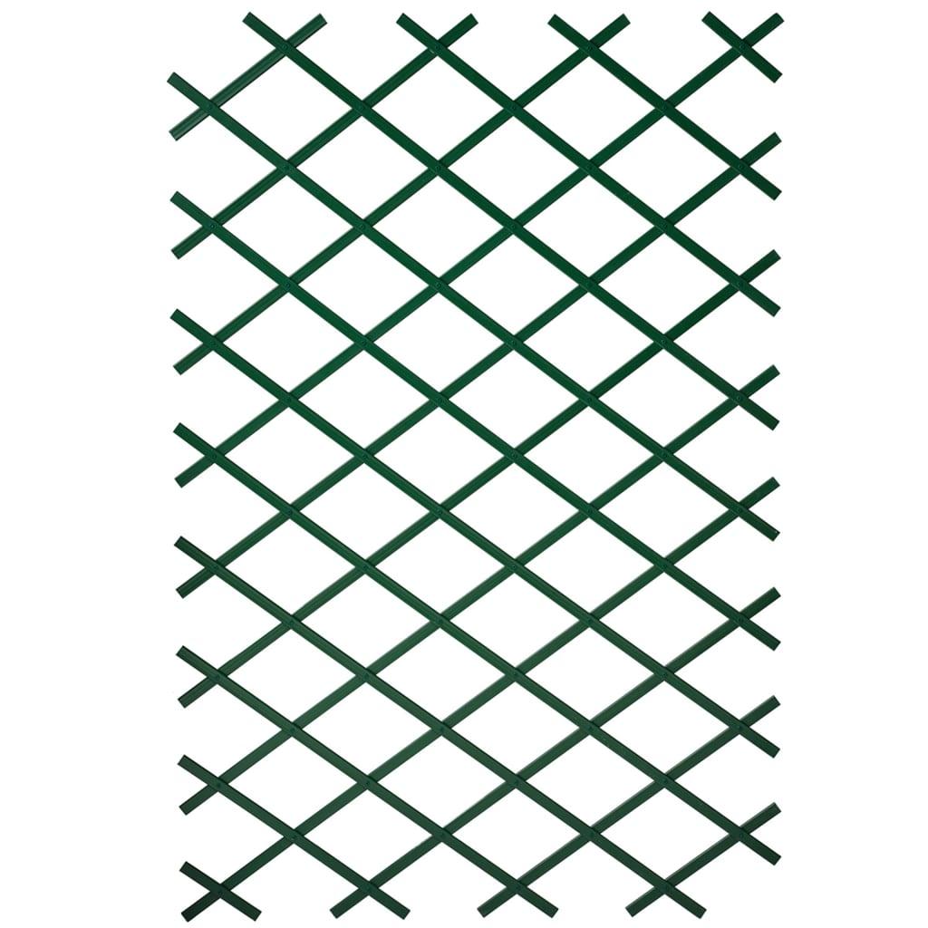 Nature 2 Pcs Garden Trellises 100X200 Cm Pvc Green