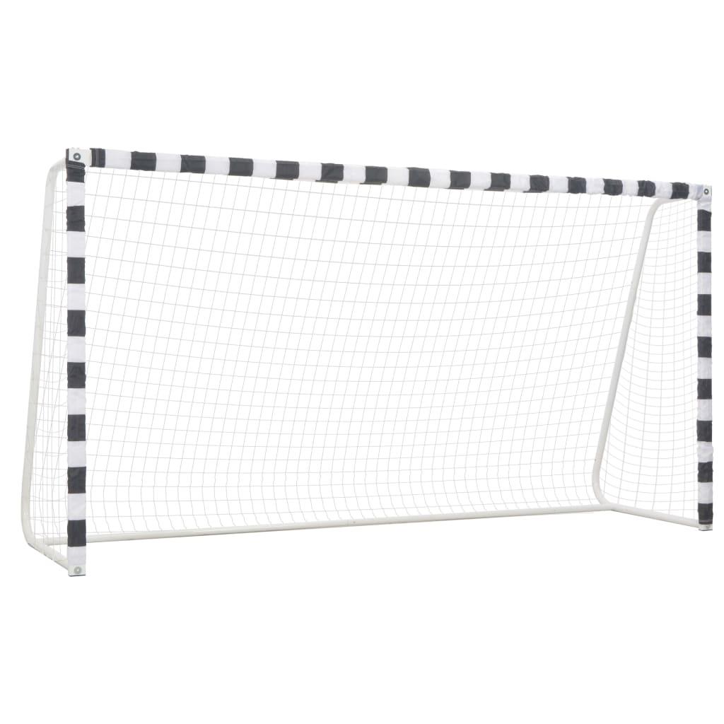 Soccer Goal Metal Black And White