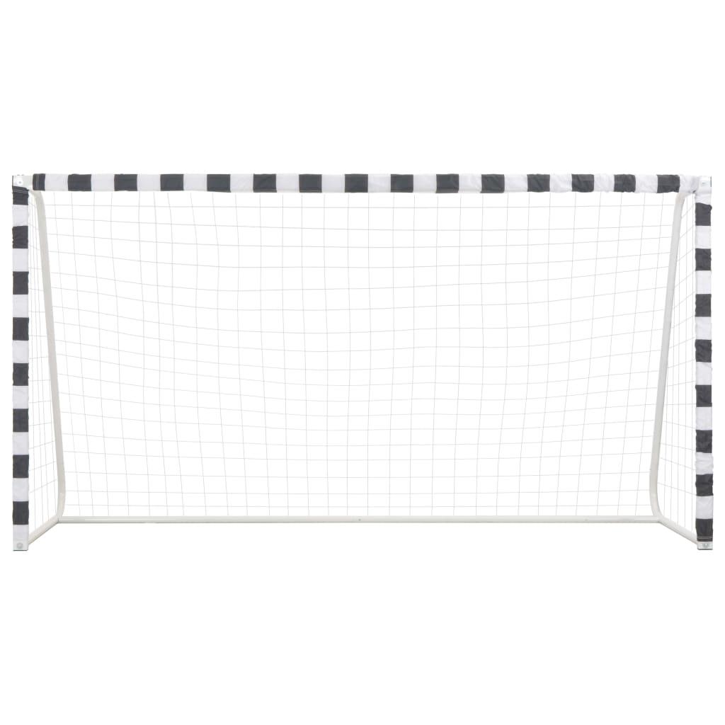 Soccer Goal Metal Black And White