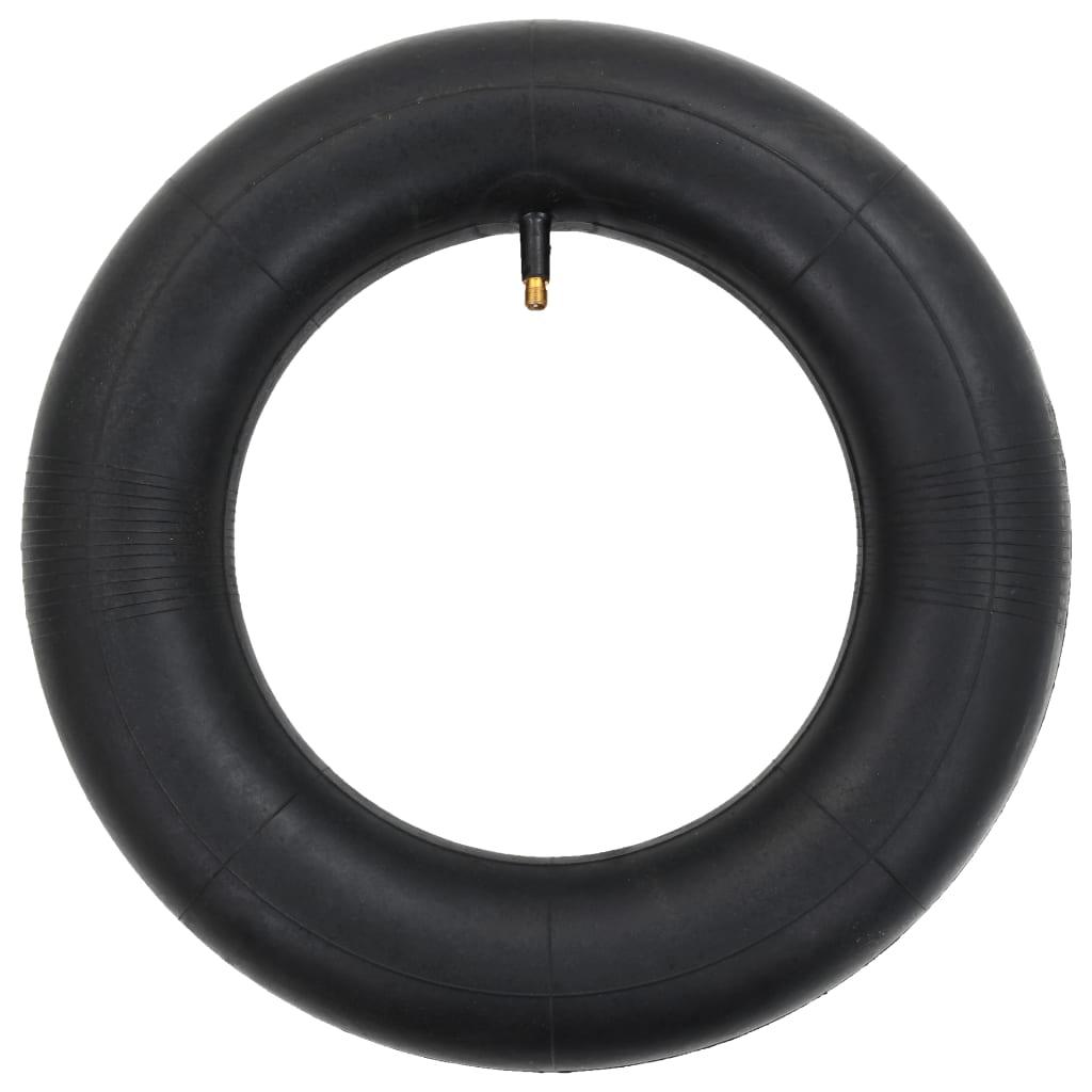 Wheelbarrow Inner Tubes 2 Pcs 3.50-8/16X4/4.00-8/400X100 Rubber