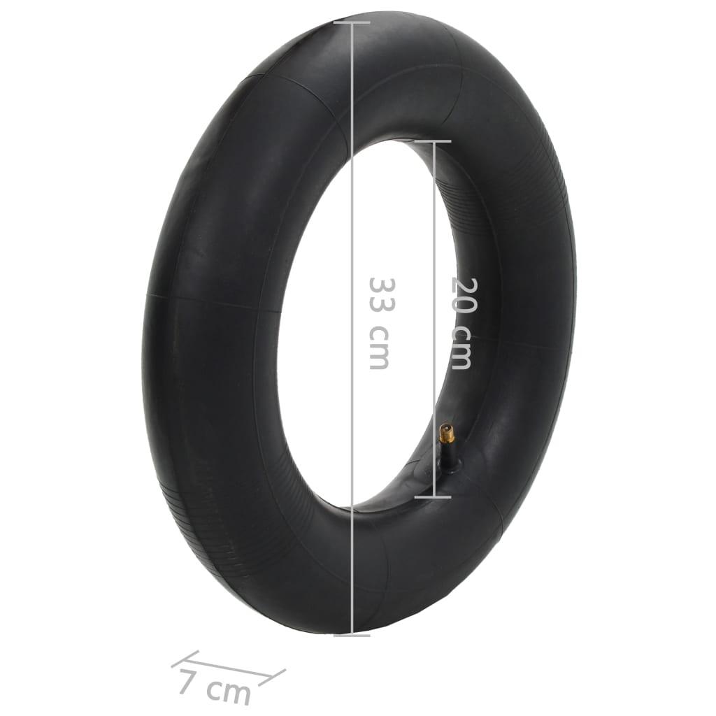 Wheelbarrow Inner Tubes 2 Pcs 3.50-8/16X4/4.00-8/400X100 Rubber