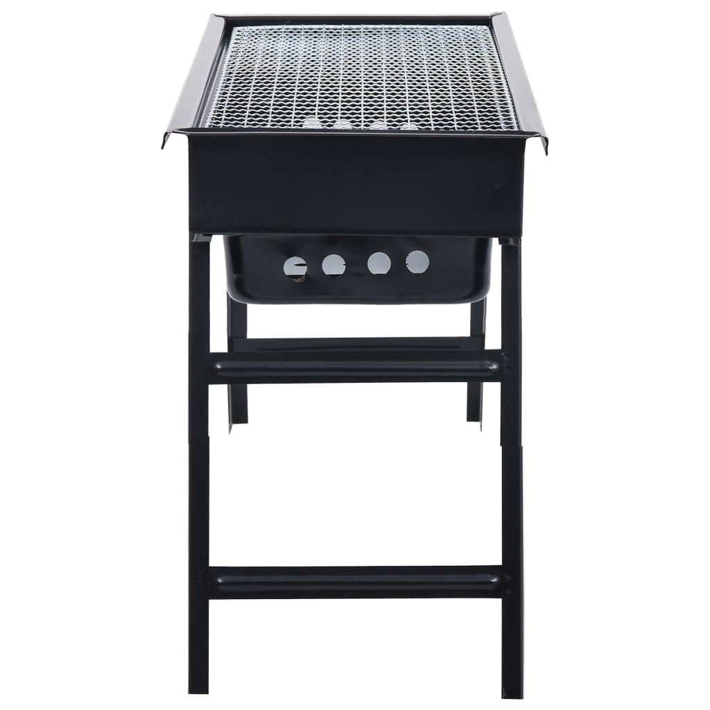 Portable Camping Bbq Grill Steel 60X22.5X33 Cm