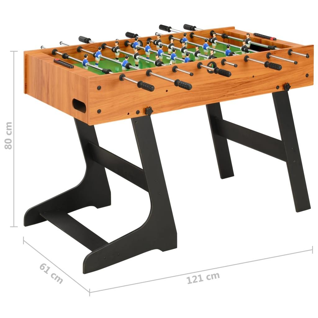 Folding Football Table 121X61X80 Cm