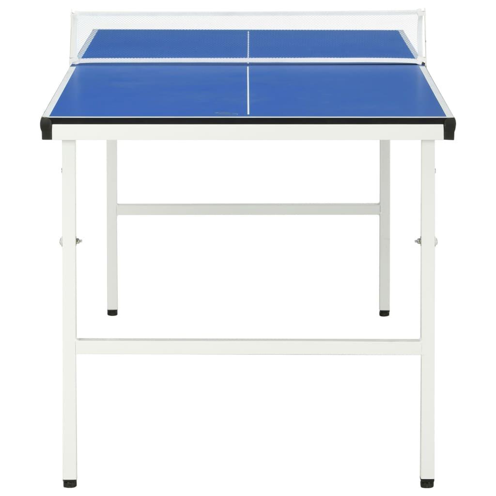 5 Feet Ping Pong Table With Net 152X76X66 Cm Blue