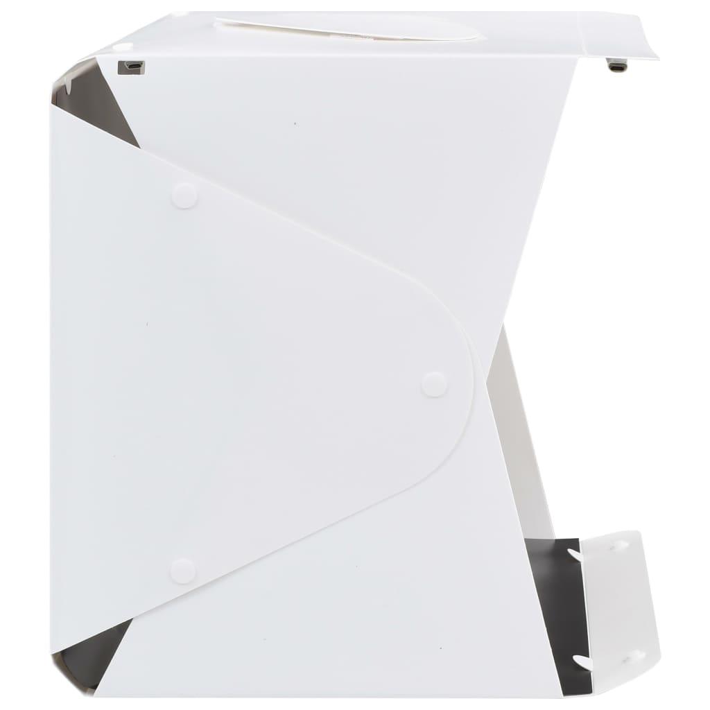 Folding Led Photo Studio Light Box Plastic White