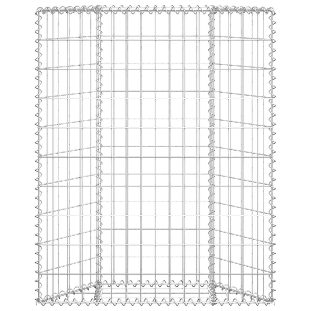 Trapezium Gabion Raised Bed Galvanised Steel