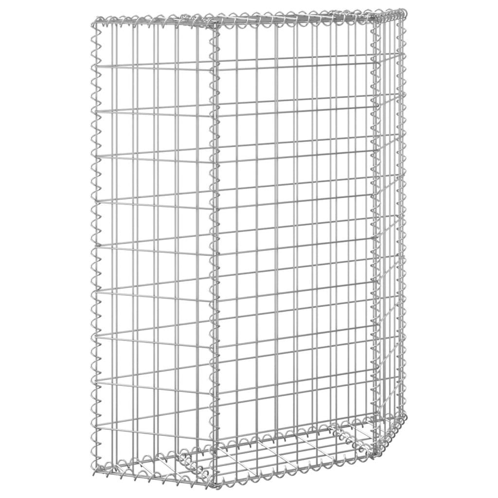 Trapezium Gabion Raised Bed Galvanised Steel