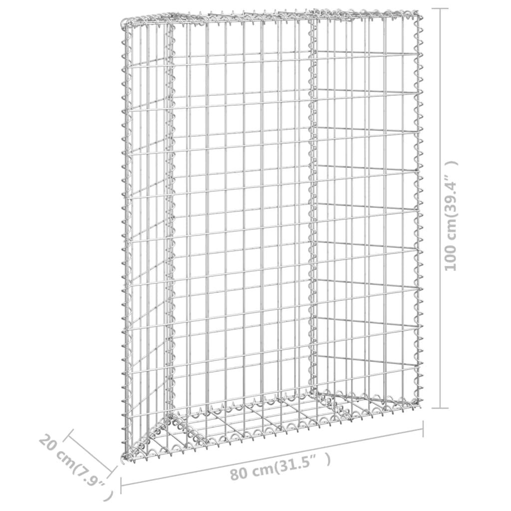 Trapezium Gabion Raised Bed Galvanised Steel