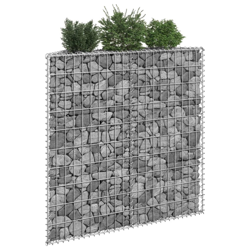 Trapezium Gabion Raised Bed Galvanised Steel