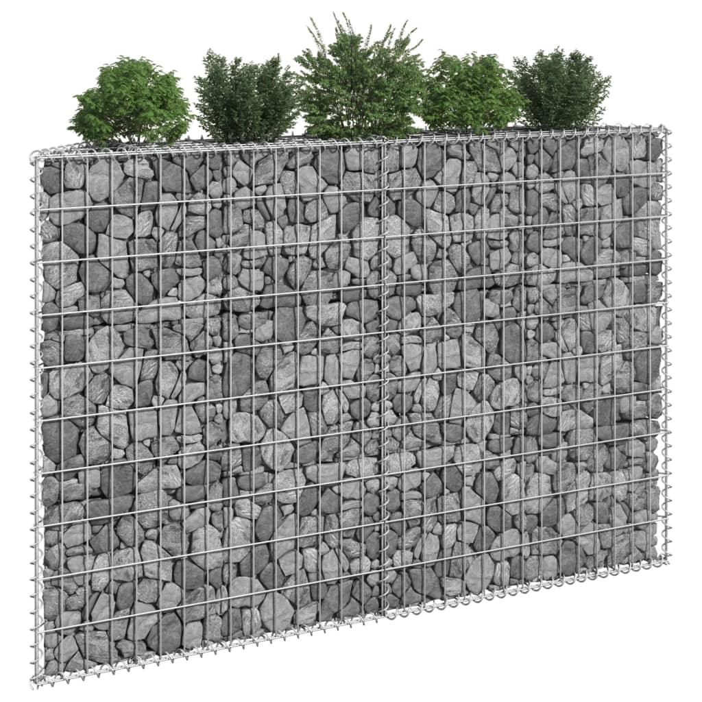 Trapezium Gabion Raised Bed Galvanised Steel