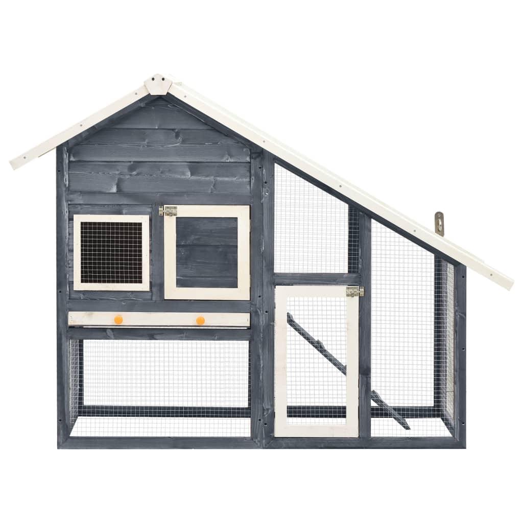 Rabbit Hutch 140X63X120 Cm Solid Firwood