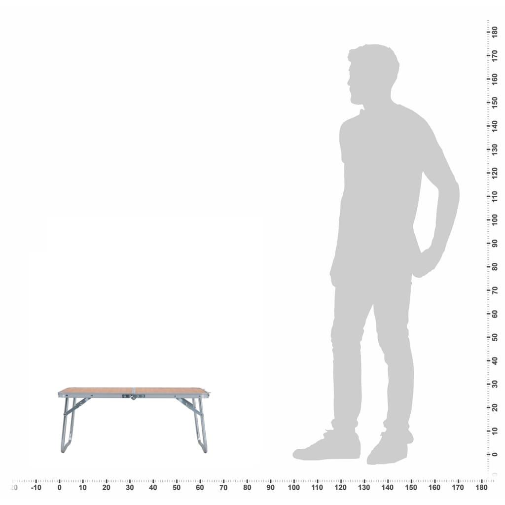 Folding Camping Table Aluminium 60X40 Cm