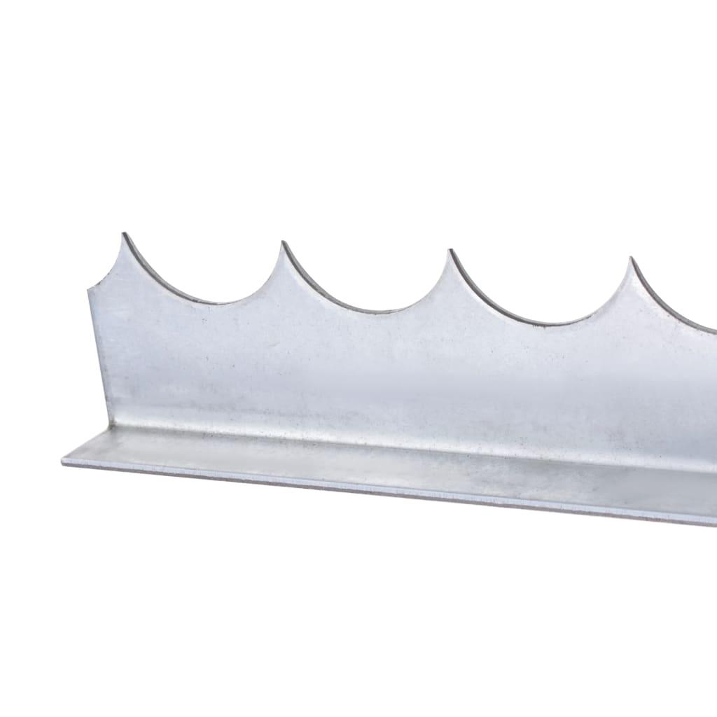 Wall Spikes 4 Pcs 1 M Galvanised Steel