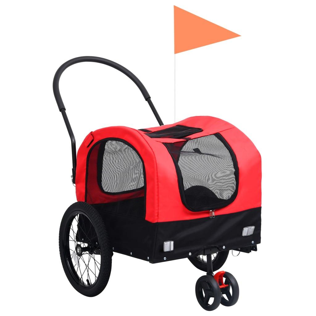 2-In-1 Pet Bike Trailer & Jogging Stroller