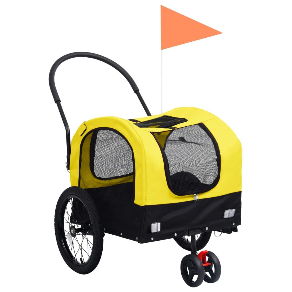 2-In-1 Pet Bike Trailer & Jogging Stroller