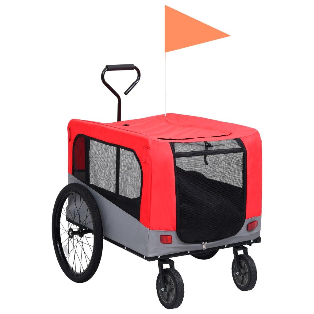 2-In-1 Pet Bike Trailer & Jogging Stroller