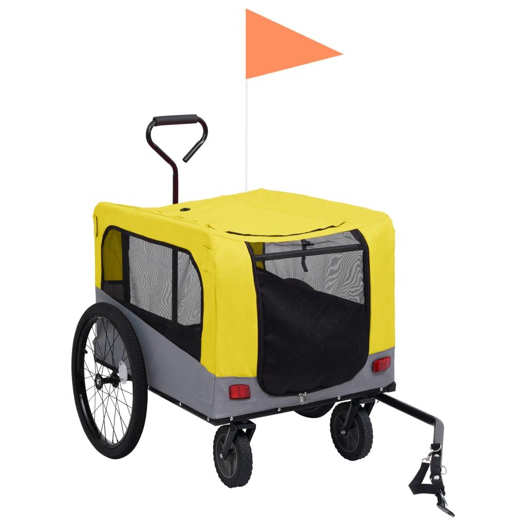 2-In-1 Pet Bike Trailer & Jogging Stroller