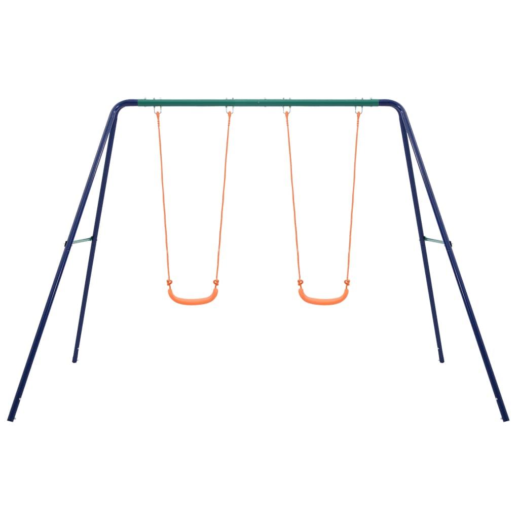 Swing Set With 2 Seats Steel